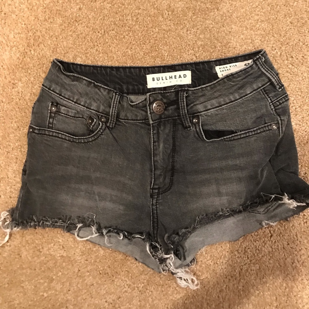 Bullhead Black Jean Shorts (size 1)